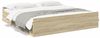 vidaXL Bettgestell mit Schubladen Sonoma-Eiche 180x200cm Holzwerkstoff 3280274 Bild 2