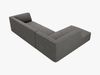 Micadoni 4-Sitzer Modular Sofa Ruby Links Kord Scala Dunkelgrau Bild 5