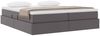 vidaXL Aufbewahrungsbett mit Matratze Grau 200 x 200 cm Kunstleder 3370347 Bild 3