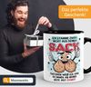 MoonWorks Tasse Kaffee-Tasse Geschenk für Bonus-Papa zum Vatertag Spruch lustig, Keramik Bild 4