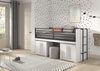 Halbhohes Bett mit Schreibtisch Kommoden Sam 98 x 219 x 116.6 cm Bild 3