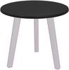 vidaXL Tischplatte Schwarz Ø 50 x 1,5 cm Holzwerkstoff 880392 Bild 3