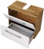 Waschbeckenunterschrank >Livorno< in weiß-matt - 60x54x35cm (BxHxT) Bild 2