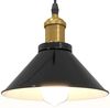 vidaXL Pendelleuchte Höhenverstellbar E27 Schwarz Glänzend Ø 22 cm 4103443 Bild 5