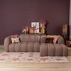 Bronx71 Ecksofa Luca Bouclé rot/rosa rechts Bild 2