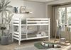 Etagenbett Karolina 210x105x140 Hochbett Massivholz Weiß Bild 2