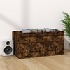 vidaXL Schallplatten-Box Räuchereiche 71x34x36 cm Holzwerkstoff 815252 Bild 3