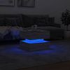 vidaXL Couchtisch mit LED-Leuchten Grau Sonoma 50x50x40 cm 839859 Bild 5