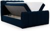 Boxspringbett Schlafzimmerbett DENIS PREMIUM 180x200cm Stoff Catch Me Dunkelblau Bild 2