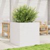 vidaXL Pflanzkübel Weiß 70x70x68,5 cm Massivholz Kiefer 3282475 Bild 3
