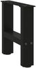 vidaXL Couchtischbeine Schwarz 2 Stk. 40x(30-31) cm Stahl 4013256 Bild 2