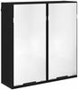 vidaXL Badezimmerschrank-Set 2 Stück Schwarz Eichen-Optik Holzwerkstoff 3416132 Bild 5