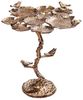 riess-ambiente Beistelltisch BIRDS 65cm messing · In- & Outdoor-Tisch mit Blatt-Design aus Metall (Einzelartikel, 1-St), Wetterfester Gartentisch mit Vogel-Skulpturen · handmade Dekotisch Bild 4