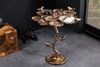 riess-ambiente Beistelltisch BIRDS 65cm messing · In- & Outdoor-Tisch mit Blatt-Design aus Metall (Einzelartikel, 1-St), Wetterfester Gartentisch mit Vogel-Skulpturen · handmade Dekotisch Bild 5