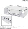 KLAM HOME Couchtisch 100*50*31cm Couchtisch mit 1 Schublade und LED-Lichtleiste (Eleganter Beistelltisch mit Schublade und Glasplatte), Hochglanz Sofatisch im minimalistischen Design Bild 3