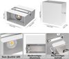 oyajia Wandleuchte 6W LED Wandlampe Cube Lampe Wand Strahler Licht Up Down Leuchten, LED fest integriert, Warmweiß, Treppen Flur Modern Square Lampe,für Wohnzimmer Schlafzimmer Balkon Bild 3