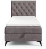 Best for Home Boxspringbett K18 Single SLIM mit Bettkasten & Bonellfedrkernmatratze, Topper H3 (Einzelbett, Polsterbett, Juniorbett, Hotelbett, versch. Größen, 70x200 80x200 90x200 100x200 cm), mit oder ohne Topper, Flexible Liefermöglichkeiten, Handwe... Bild 3