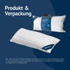 casimum 3-Kammer-Kopfkissen LUXUS Kissen 100% Kamelhaar (Außen), Füllung: reiner, feinster Kamelhaar Flaum (superentgrannt), Bezug: Weiß, Seitenschläfer, Rückenschläfer, extrem leicht bei hoher Stützkraft, 40x80 cm Bild 3