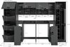 Waschmaschinenumbau Set B/H/T: 306x195x68 cm in anthrazit Nachbildung und -- Bild 4