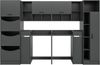 Waschmaschinenumbau Set B/H/T: 306x195x68 cm in anthrazit Nachbildung und -- Bild 2