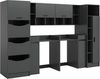 Waschmaschinenumbau Set B/H/T: 306x195x68 cm in anthrazit Nachbildung und -- Bild 1