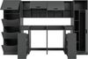 Waschmaschinenumbau Set B/H/T: 306x195x68 cm in anthrazit Nachbildung und -- Bild 3