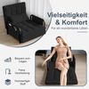 Furnishings Home Schlafsofa Loungesessel Schlafsessel 2 in 1, inkl. Kissen, Sehr gut geeignet für Schlafzimmer und Wohnzimmer 1 Teile, mit Bettfunktion, Sofabett, 82x180 cm, Samt Bild 4