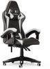 BIGZZIA Gaming-Stuhl Bürostuhl Ergonomisch mit Lendenkissen + Kopfstütze, Ergonomischer Bürostuhl höhenverstellbar Bild 5