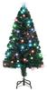vidaXL Vorbeleuchteter Weihnachtsbaum mit Ständer und LED 120 cm Glasfaser 284300 Bild 3