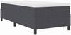 vidaXL Boxspringbett Dunkelgrau und Weiß 100 x 200 cm Cordstoff 3337448 Bild 2