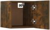 5-tlg. TV-Schrank-Set Räuchereiche Holzwerkstoff [3114251] Bild 2