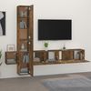 5-tlg. TV-Schrank-Set Räuchereiche Holzwerkstoff [3114251] Bild 5