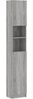 vidaXL Badezimmerschrank Grau Sonoma 32x25,5x190 cm Holzwerkstoff 815538 Bild 2