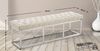 CLP Sitzbank Amun Kunstleder mit Edelstahlgestell,creme 150 cm Bild 2