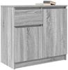 vidaXL Sideboard mit Schublade Grau Sonoma 71x35x65 cm Holzwerkstoff 861603 Bild 4