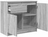 vidaXL Sideboard mit Schublade Grau Sonoma 71x35x65 cm Holzwerkstoff 861603 Bild 5