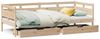 vidaXL Tagesbett mit Schubladen 90x190 cm Massivholz Kiefer 3302118 Bild 2