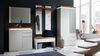 Romina Wandgarderobe - Weiß matt Eiche massiv Bild 2