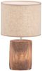 Fischer & Honsel 50586 Tischleuchte Malik Holz Sand E14 35cm Bild 2