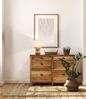 Fischer & Honsel 50586 Tischleuchte Malik Holz Sand E14 35cm Bild 5
