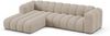 Micadoni Modulares Ecksofa Lupine 4-Sitzer Links Chenille Eden Dunkelbeige Bild 2