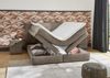 Boxspringbett 180x200 cm H3 Federkernmatratzen Bonell Topper in Cord Braun Taupe Bild 3
