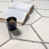 Sanat Teppich Trellis, rund, Höhe: 10 mm, Kurzflor, skandi, boho, auch als Läufer und in rund Bild 4