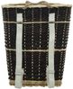 vidaXL Holzkorb mit Trageriemen 50 x 44 x 58 cm Natur Weide 286974 Bild 4