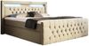 Boxspringbett Sera mit LED und Stauraum (4 Schubladen) 140x200 Beige H4 (100kg+) Bild 4
