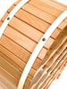 DanDiBo Weinregal Holz Stehend Weinfass 24 Flaschen Natur lackiert Wandregal Bild 3