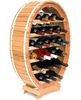 DanDiBo Weinregal Holz Stehend Weinfass 24 Flaschen Natur lackiert Wandregal Bild 5