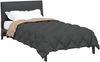 vidaXL Winterbettdecke Anthrazit und Taupe 140 x 200 cm Mikrofaser 42025657 Bild 3