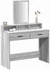 vidaXL Schminktisch Graues Sonoma 100 x 41 x 140 cm Holzwerkstoff 865150 Bild 3