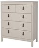 ebuy24 Kommode Madrid Kommode 5 Schubladen Cashmere. Bild 4